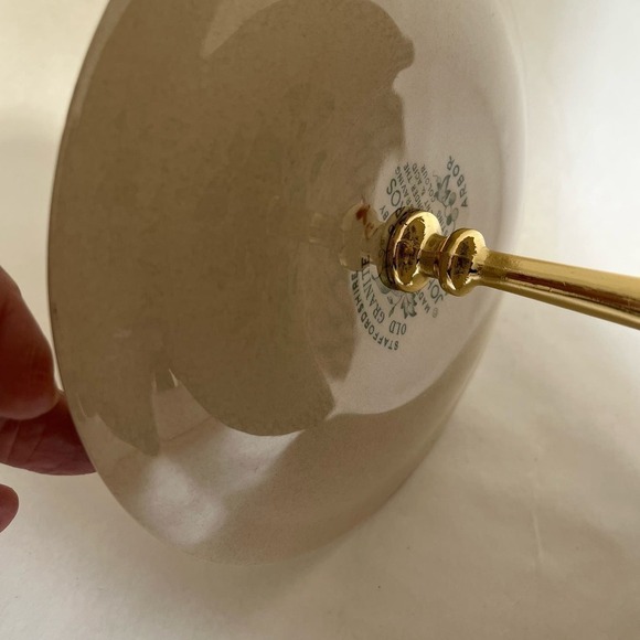 Rare Johnson Brothers Old Granite Arbor 2 Tier Serving Tray - Picture 4 of 11